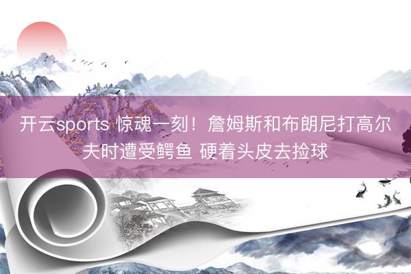开云sports 惊魂一刻！詹姆斯和布朗尼打高尔夫时遭受鳄鱼 硬着头皮去捡球