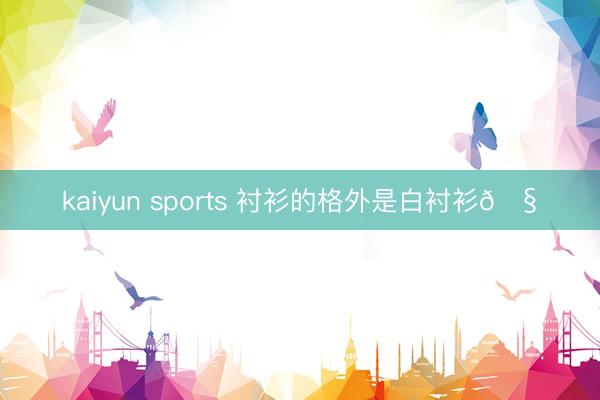 kaiyun sports 衬衫的格外是白衬衫🧃